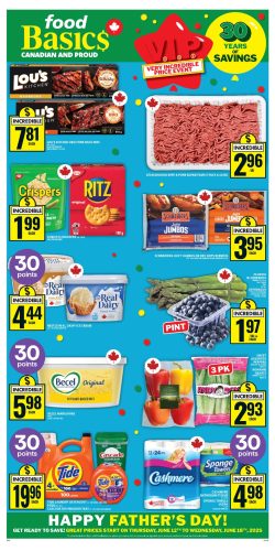 Food Basics Flyer June 12 -18-2025 Food Basics flyer June 12 to 18, 2025