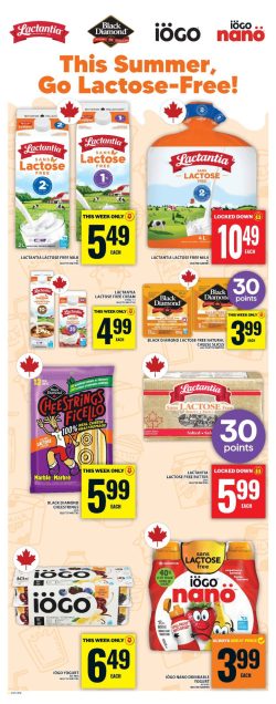 Lactose free item deals in Food Basics flyer