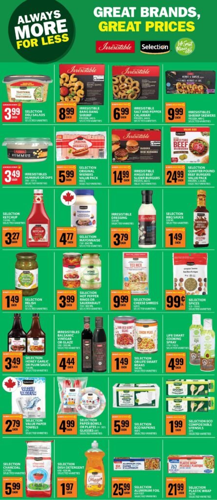 Food Basics private labe digital speciality flyer