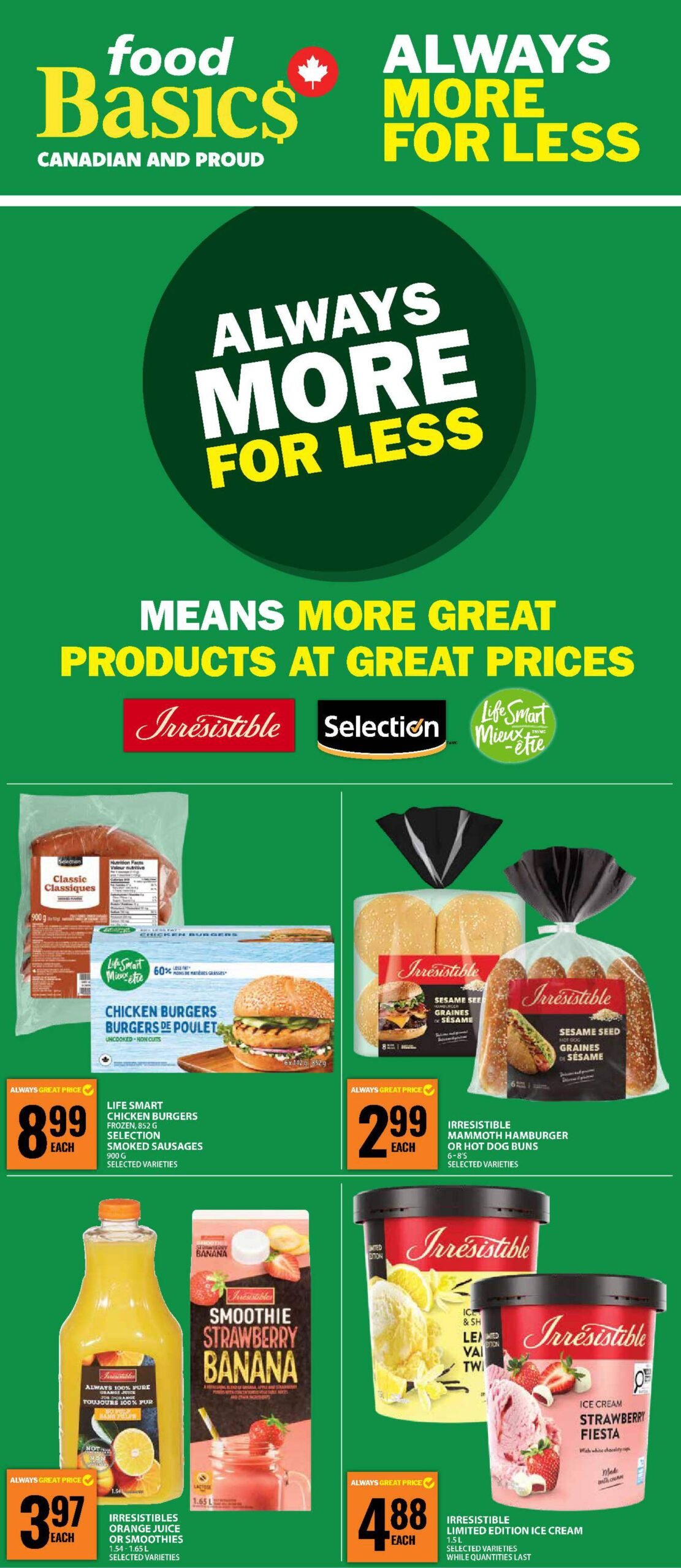 private label flyer more for less deals