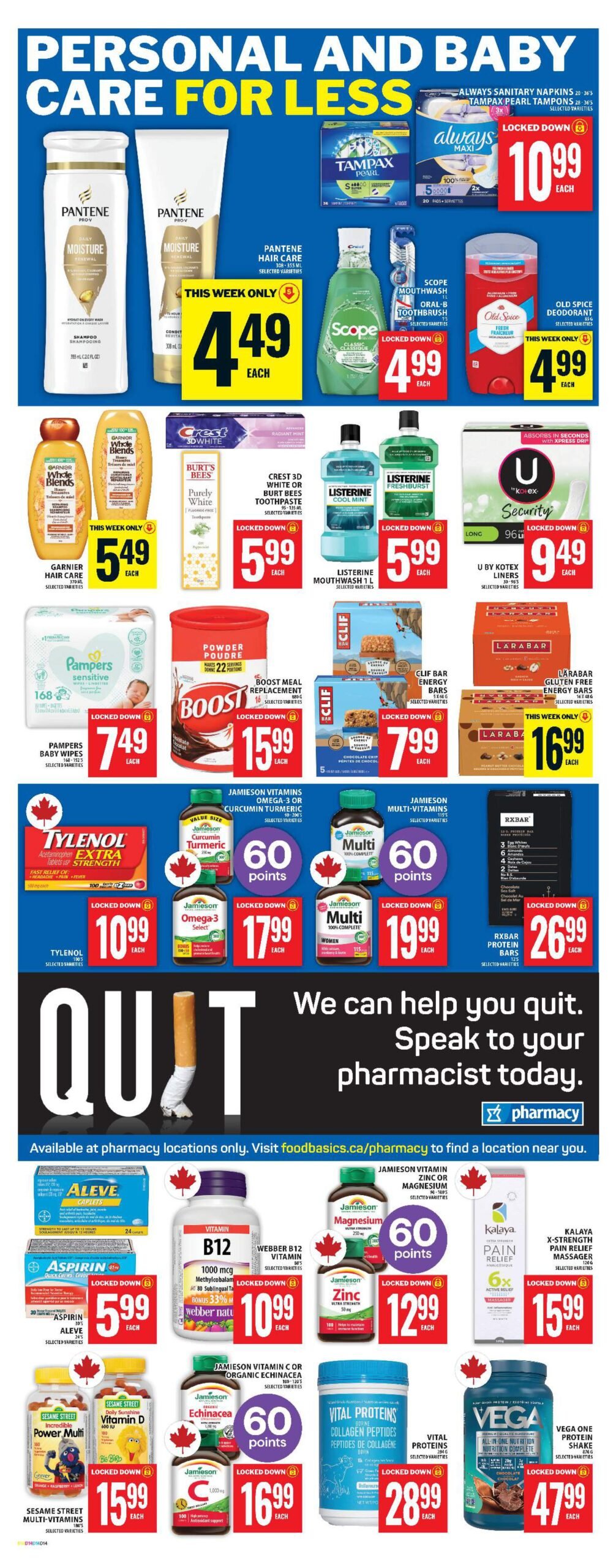 personal and baby care for less