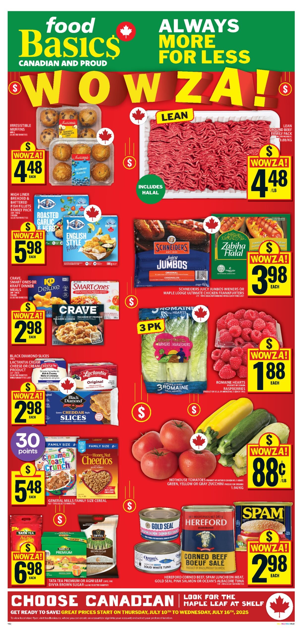 food basics flyer July 10 2025 page 1